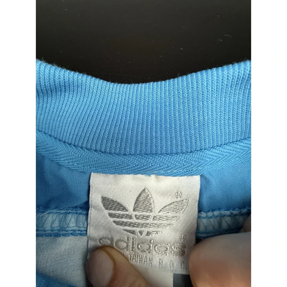 Vtg 80s Adidas T Rose Flyers Crewneck Sweatshirt‎